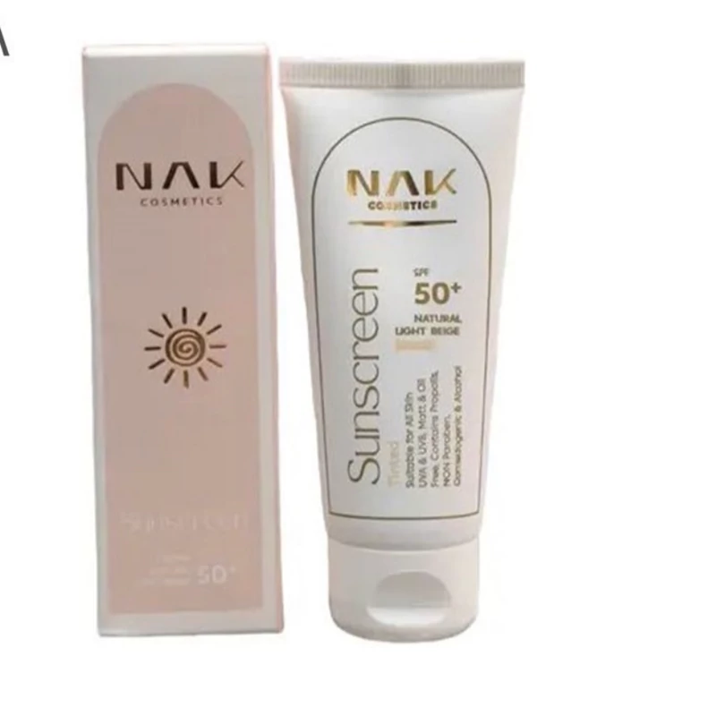 ضد آفتاب رنگی مات SPF 50 ناک 40 میل (بژ طبیعی روشن)