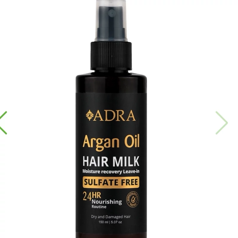 شیر مو آدرا حاوی روغن آرگان آدرا