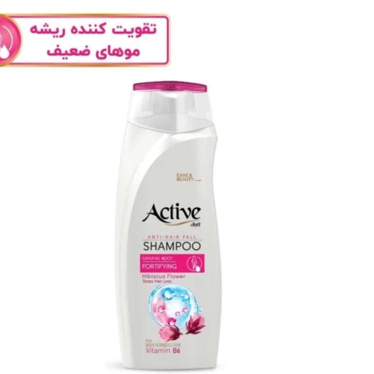 شامپوتقویت کننده و ضد ریزش مو اکتیو مدل گل چای قرمز حجم 350 میلی لیتر