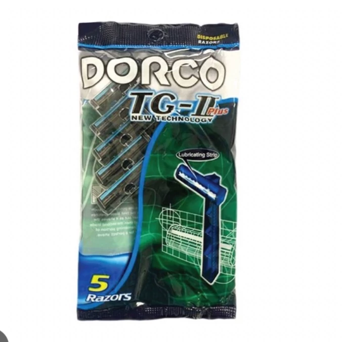 خود تراش دو لبه دورکو DORCO مدل TG-II Plus بسته 5 عددی