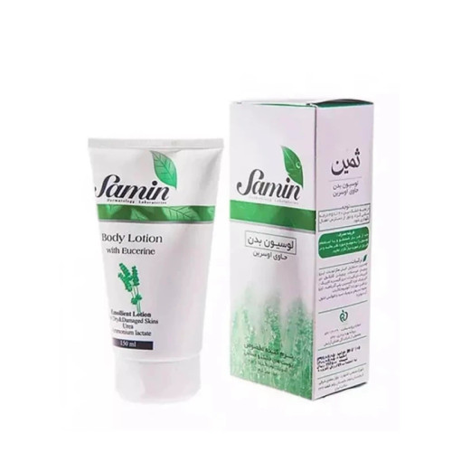لوسیون مرطوبکننده بدن ثمین مدل اوسرین حجم 150 میلیلیتر حاوی آمونیوم لاکتات و اوره