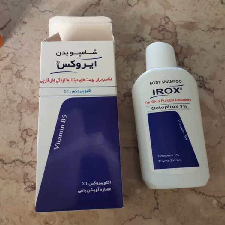 شامپو بدن ضد قارچ ایروکس مدل Octopirox حجم 200 میلی لیتر
