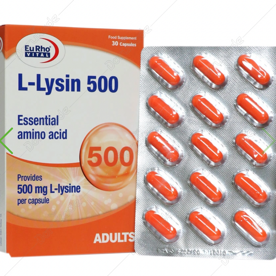 ال لیزین 500 میلی گرم