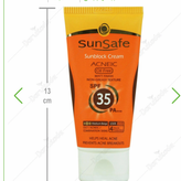 کرم ضد آفتاب آنتی آکنه سان سیف رنگی فاقد چربی SPF35